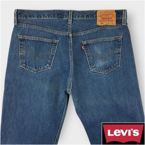 Levi's 501-0000 Blue Straight Men's Jeans Actual Size 36x32